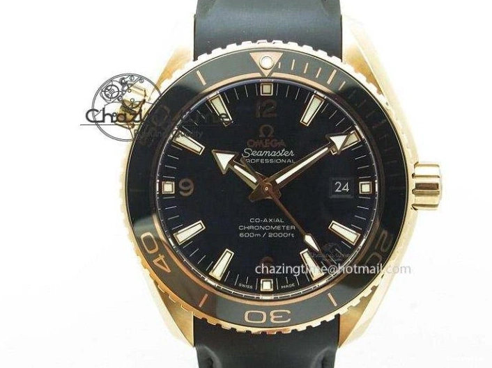 0518 Neat Speedmaster ’57 Co-Axial SS RG OMF 1:1 Best Edition Black Dial On Leather Strap A9300 (Free Leather Strap) 8067